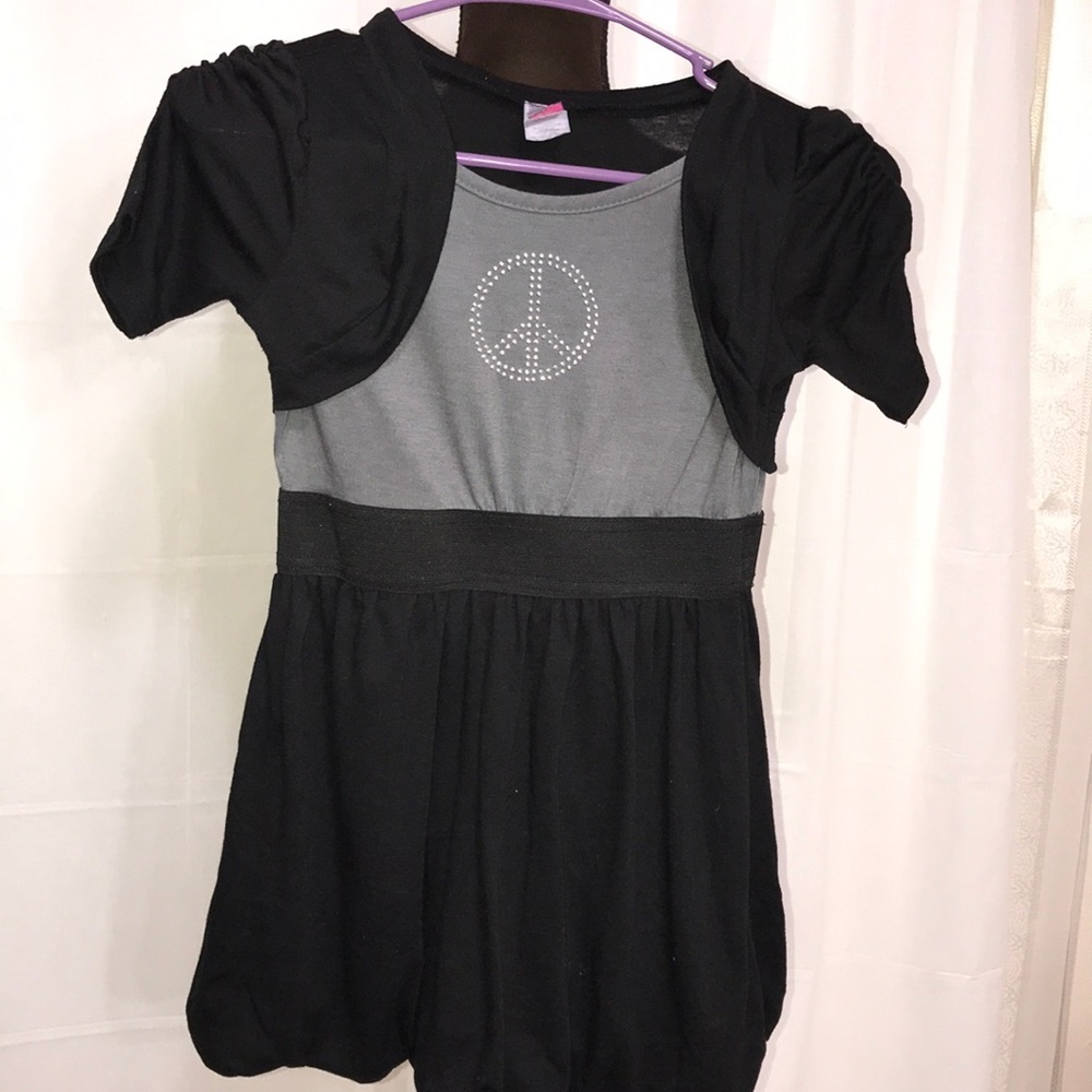 Girls Dress Size 10 Black Ping